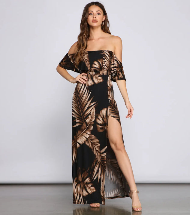 Bring The Heat Maxi Dress