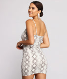 Viper Vixen Snake Print Mini Dress