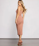 In Knit To Win It Midi Dress