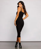 So Into You Basic Knit Midi Dress