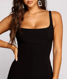 So Into You Basic Knit Midi Dress
