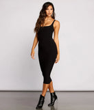 So Into You Basic Knit Midi Dress
