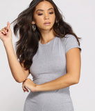 Lovin' The Basics Cotton Midi Dress