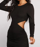 Cut To The Chase Knit Mini Dress