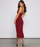 Keeping Knit Chic Cutout Midi Dress