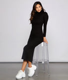 Basic Mood Ribbed Knit Maxi Dress