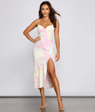 Totally Fab Tie Dye Midi Dress