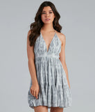Free-Spirited Darling Tie-Dye Mini Dress