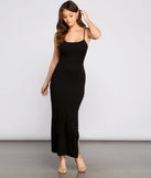 Basic Vibes Cutout Maxi Dress