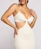 Bold Impressions Sleeveless Midi Cutout Dress
