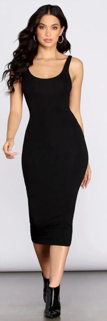 Basic Essentials Midi Dress