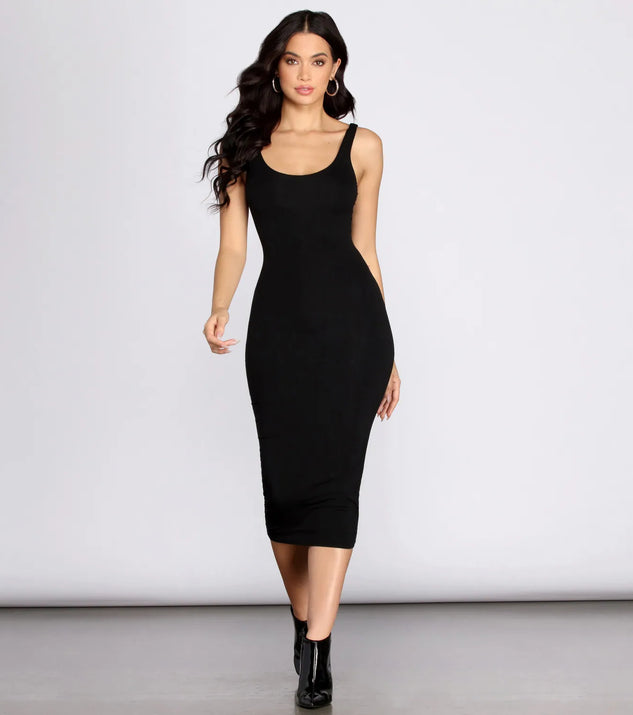 Basic Essentials Midi Dress