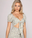Effortlessly Pretty Floral Mini Dress