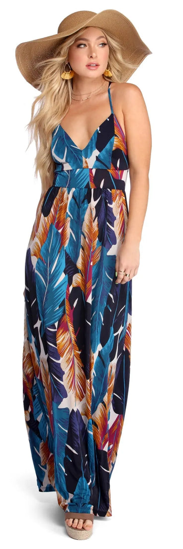 Bring The Heat Maxi Dress