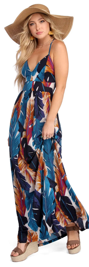 Bring The Heat Maxi Dress