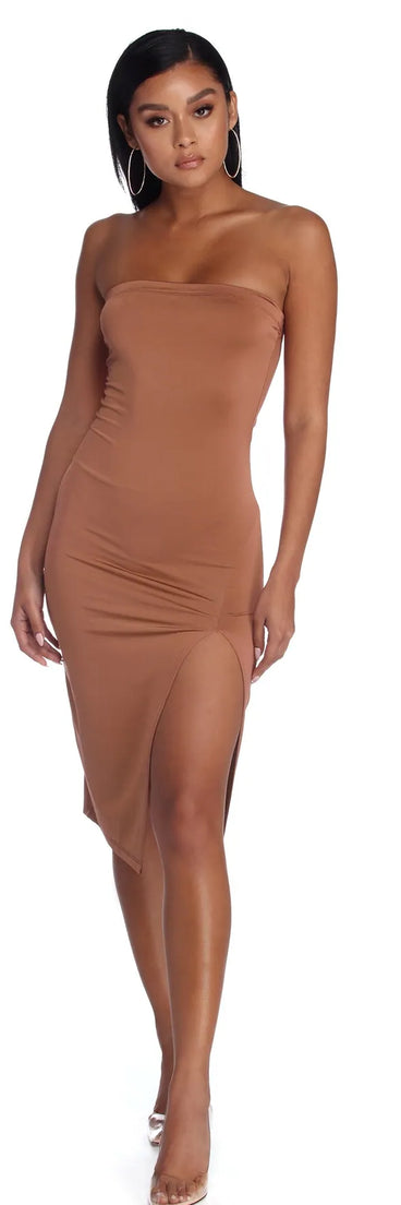 Simple Attraction Strapless Dress