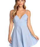 Striped In Style Skater Dress