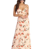 With The Floral Flow Maxi Dress