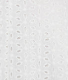 Effortlessly Pretty Eyelet Skater Dress