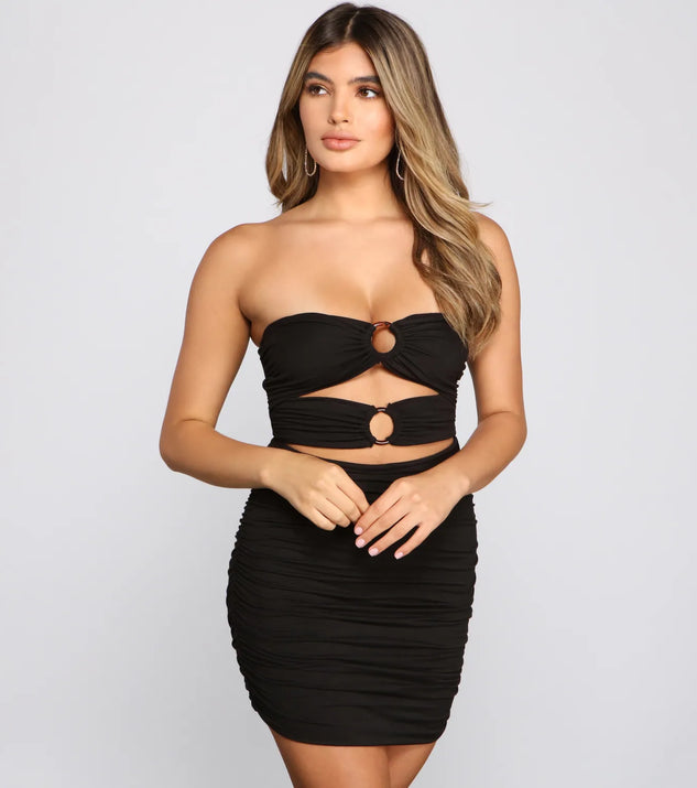 Nights Like This Cutout Mini Dress
