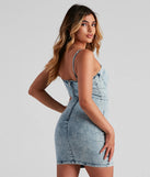 Style Icon Denim Mini Dress