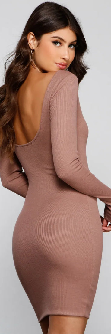 Finding Inspo Scoop Neck Mini Dress