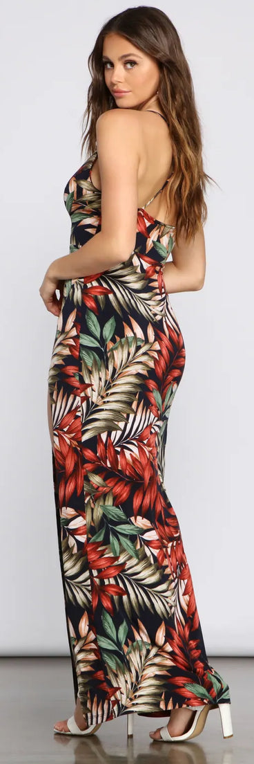 Off To The Tropics Maxi Dress