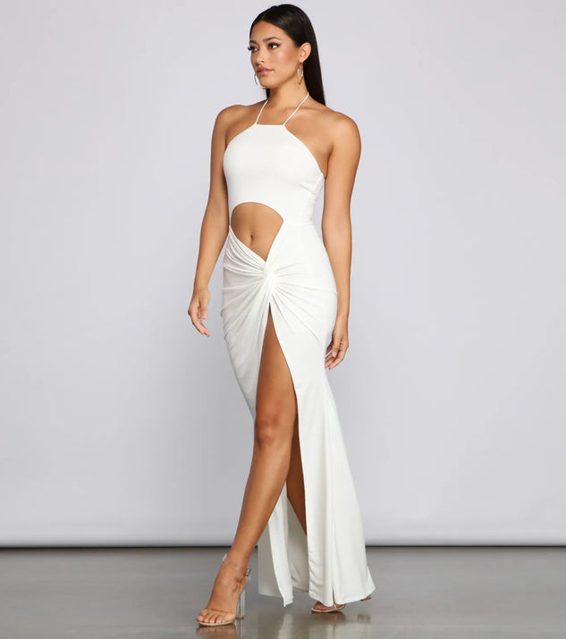 【新品タグ付き】Notting Hill Belted Dress S The Best Yet Sleeveless Crew Neck Slit Maxi Dress | Windsor