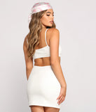 Sultry-Chic Style Mini Dress