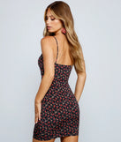 Blooming Beauty Ditsy Floral Cutout Mini Dress