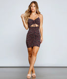 Blooming Beauty Ditsy Floral Cutout Mini Dress