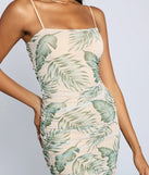 Island Getaway Mesh Mini Dress