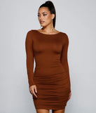 Elevated Chic Ruched Mini Dress