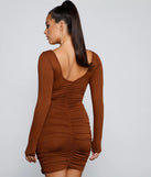 Elevated Chic Ruched Mini Dress