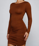 Elevated Chic Ruched Mini Dress