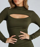 Chic Moves Ruched Mini Dress