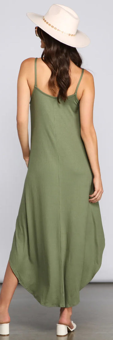 Effortless Vibes Sleeveless Maxi Dress