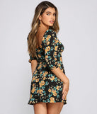 Floral Frenzy Off The Shoulder Skater Dress
