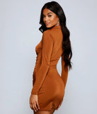 Classically Chic Button Up Mini Dress