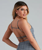 Trendy Stunner Plaid Mini Dress