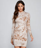 Totally Tie-Dye Mock Neck Dress