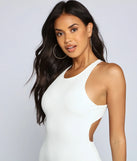 Simple And Sexy High-Slit Midi Dress
