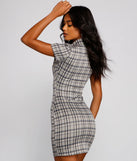 Preppy Trendsetter Plaid Mini Dress
