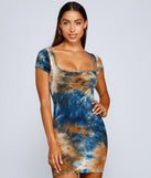 Cool Girl Vibes Tie-Dye Mini Dress