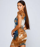 Cool Girl Vibes Tie-Dye Mini Dress
