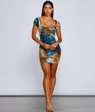 Cool Girl Vibes Tie-Dye Mini Dress