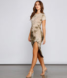 Retro Mood Tie Dye Midi Dress