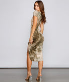 Retro Mood Tie Dye Midi Dress