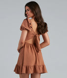 Charmed By Ruffles Short A-Line Dress
