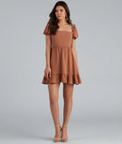 Charmed By Ruffles Short A-Line Dress